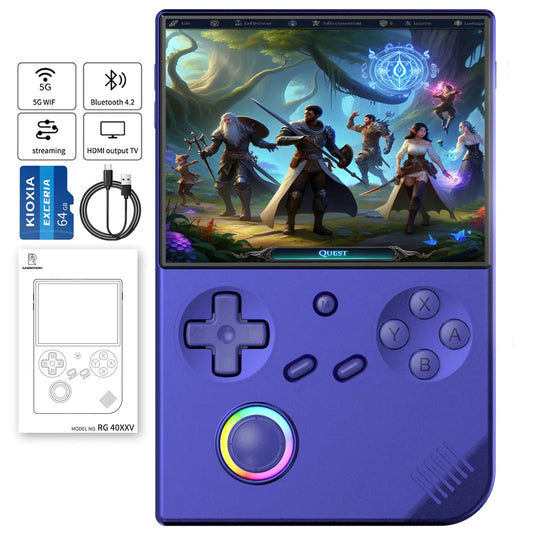 RG40XX V Retro Portable Gaming Console with Bluetooth, HD TV