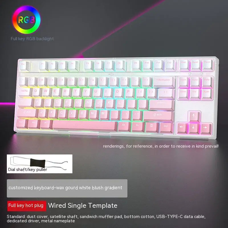 Custom Axis 87-Key RGB Gaming Keyboard
