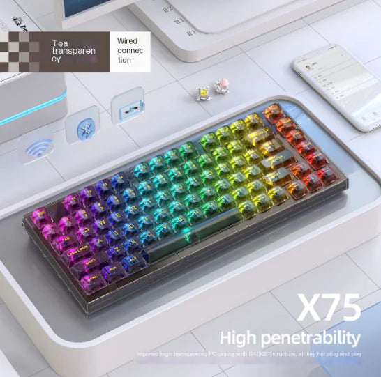 X75 RGB Bluetooth Mechanical Keyboard
