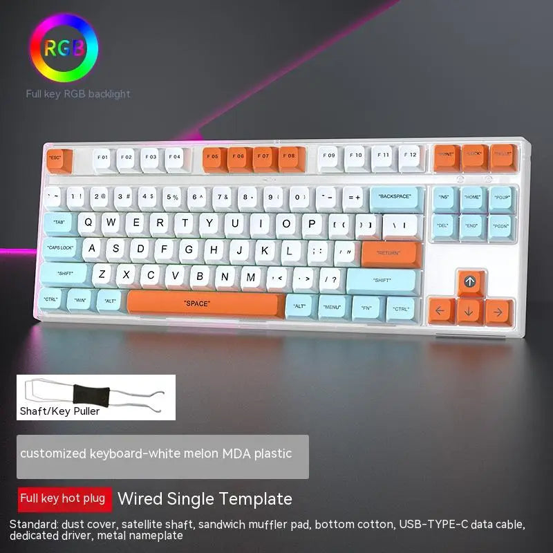 Custom Axis 87-Key RGB Gaming Keyboard