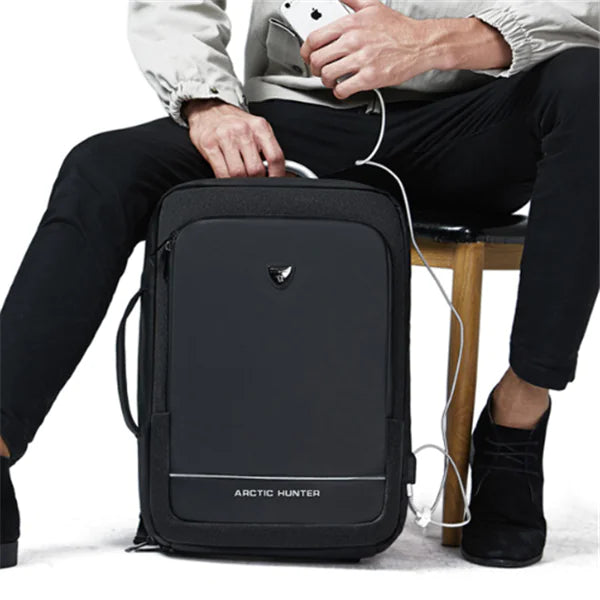 Business Laptop Backpack - Waterproof Oxford Fabric