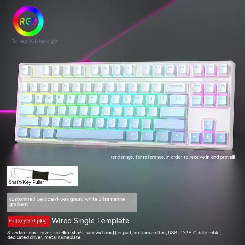 Custom Axis 87-Key RGB Gaming Keyboard