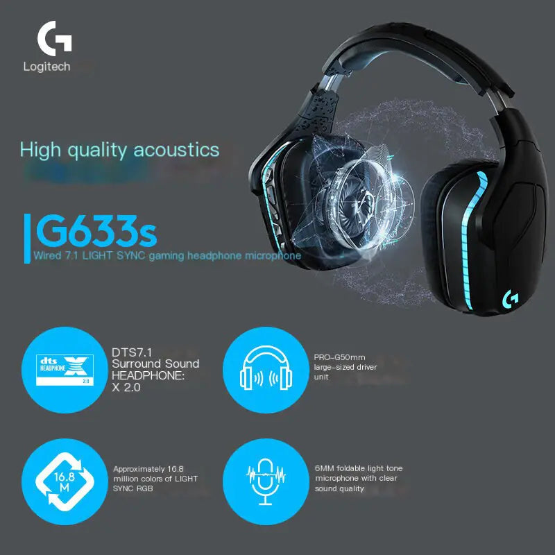 Logitech G633s Enhanced Gaming Headset