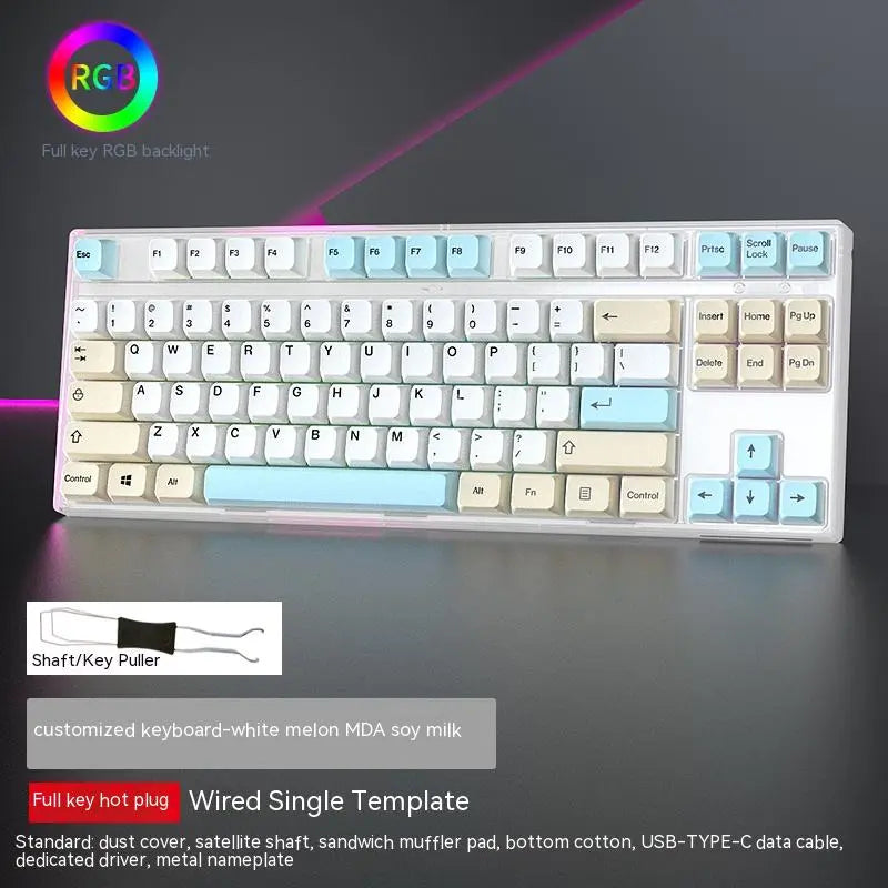 Custom Axis 87-Key RGB Gaming Keyboard
