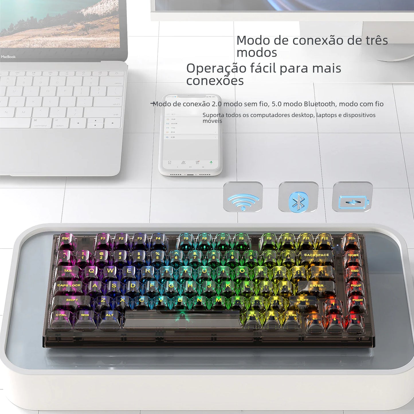 X75 RGB Bluetooth Mechanical Keyboard