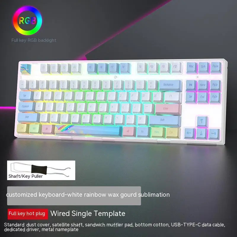 Custom Axis 87-Key RGB Gaming Keyboard