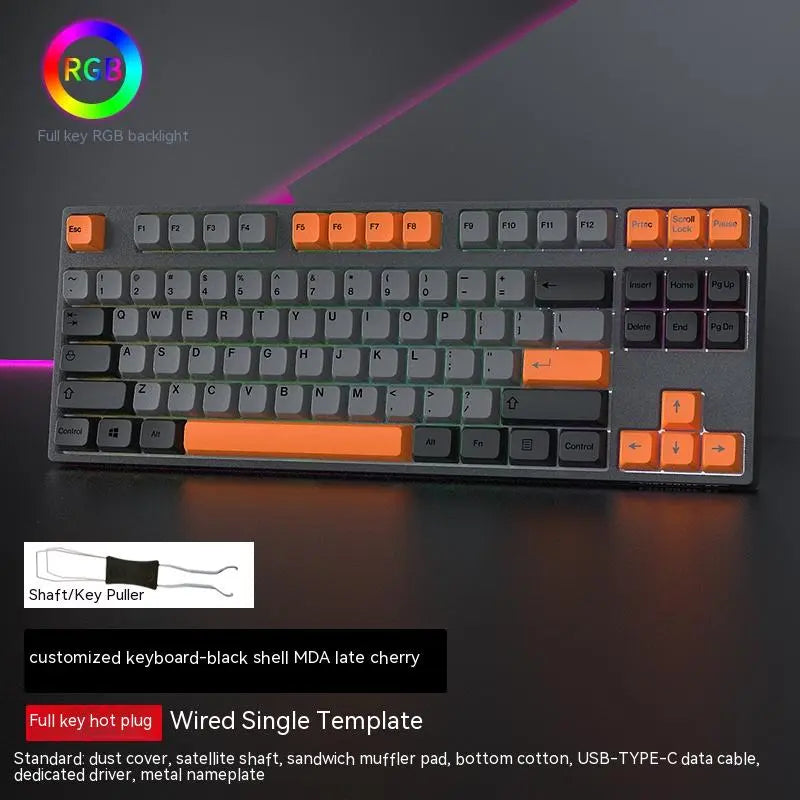 Custom Axis 87-Key RGB Gaming Keyboard